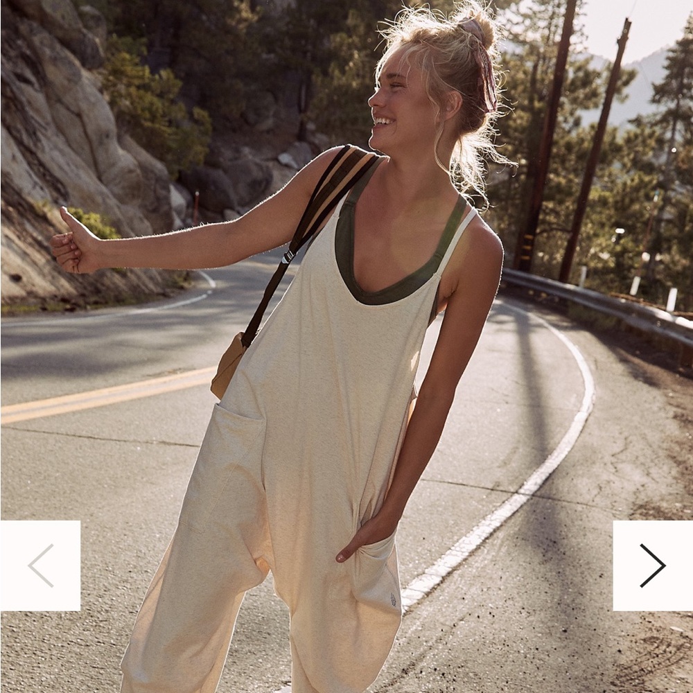 Free People Hot Shot Onesie in Oatmeal
